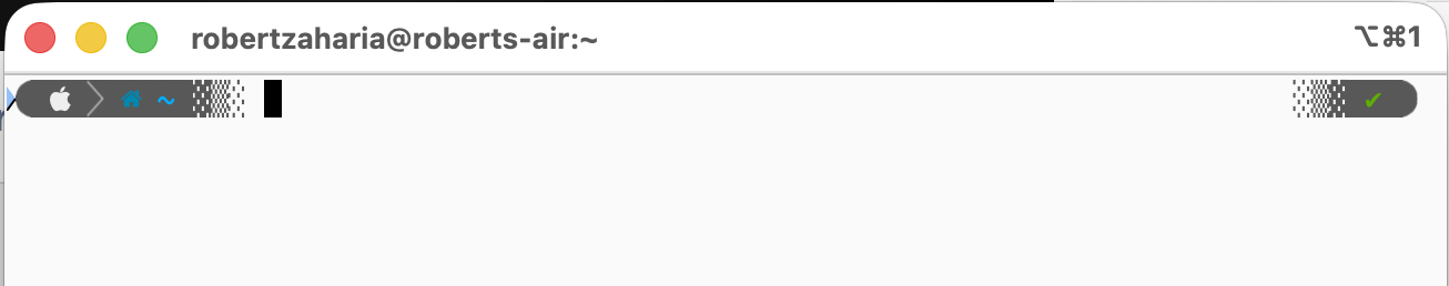Final Powerlevel10k prompt layout in iTerm2