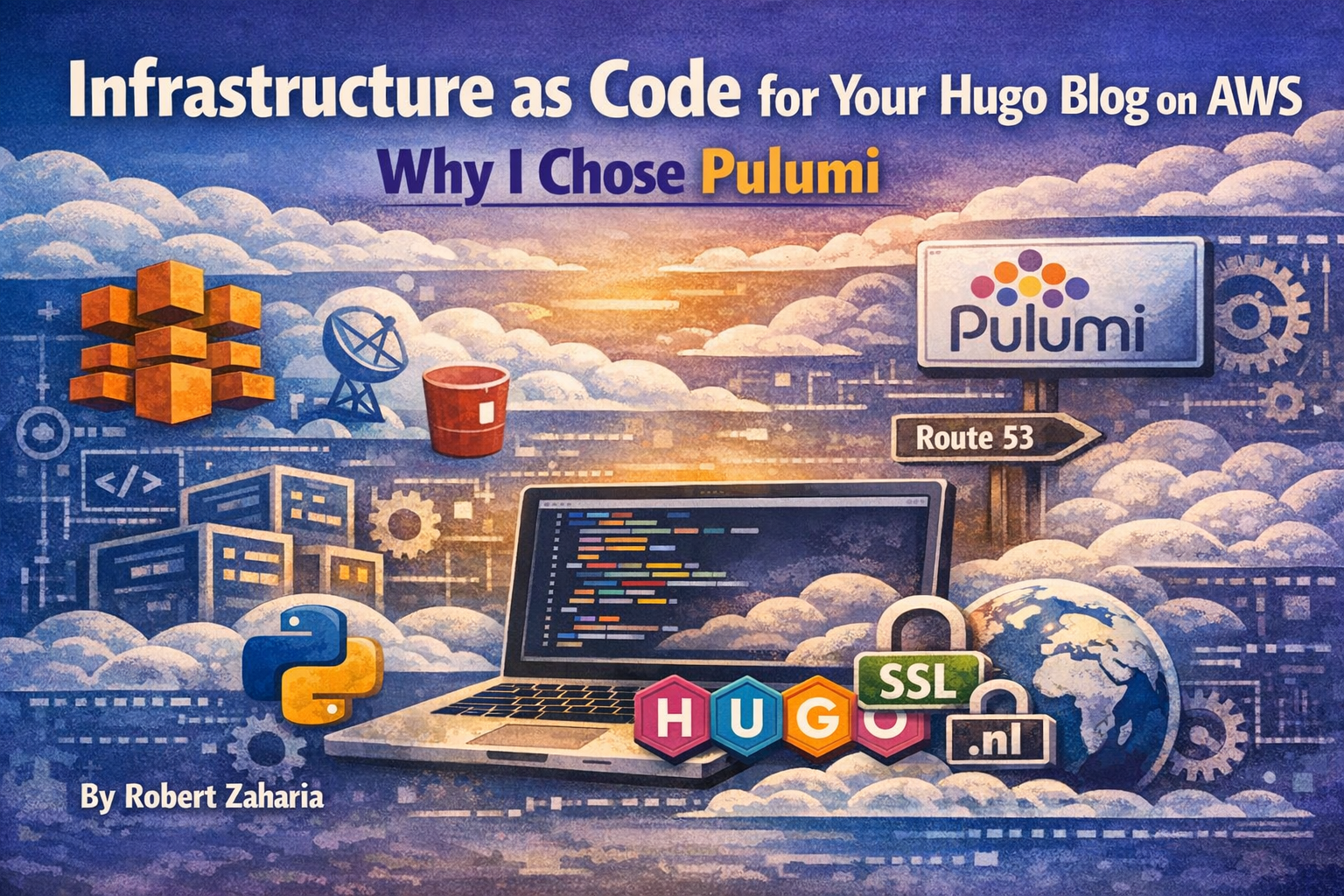 Diagram illustrating Infrastructure as Code concepts and tools for managing cloud infrastructure on AWS